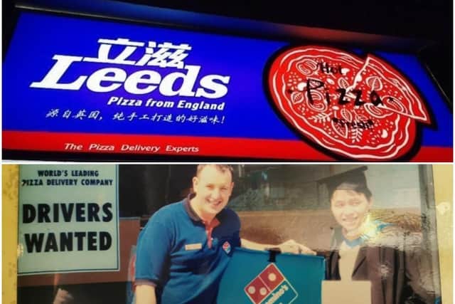 Li Zhu, who worked at Domino's in Leeds, set up Leeds Pizza in his native China.