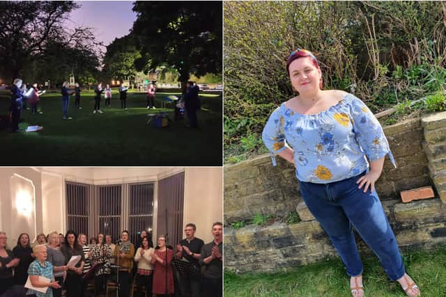Jenny Leigh, 35, is the leader of Calverley Community Choir, who were hoping to be able to rehearse indoors following the latest change of lockdown restrictions.