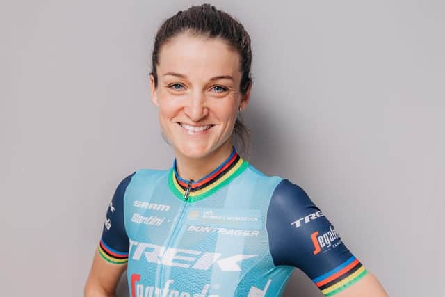 Lizzie Deignan.

Photo courtesy of Jo Jo Harper