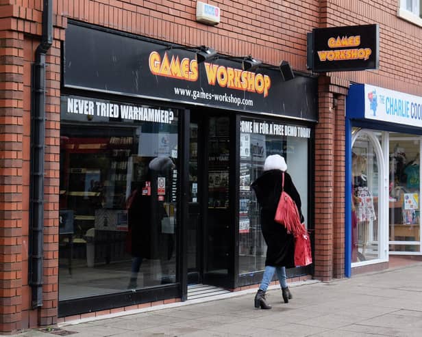 Library image of a Games Workshop store