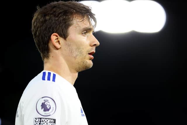 NOT RISKED - Diego Llorente will not play in Leeds United's final game of the season against West Brom at Elland Road. Pic: Getty