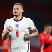 Leeds United midfielder Kalvin Phillips in action for England. Pic: Getty