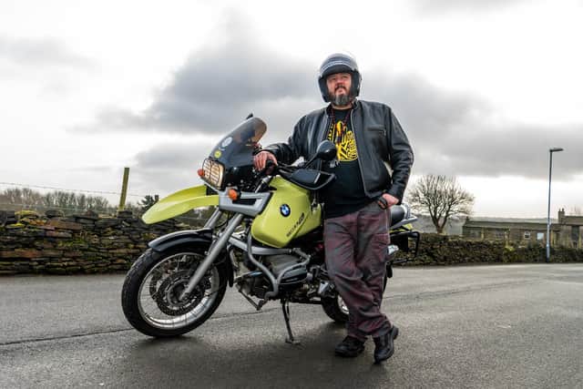 Leeds and Bradford Motorcycle Action Group rep Richard Manton. Picture: James Hardisty