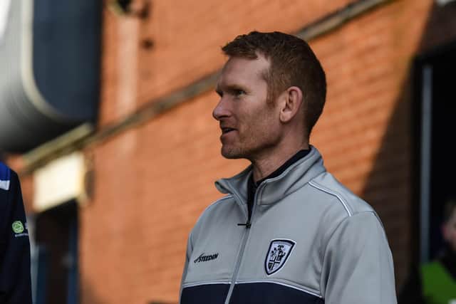 Rovers coach James Webster. Picture by Dec Hayes/Featherstone Rovers.