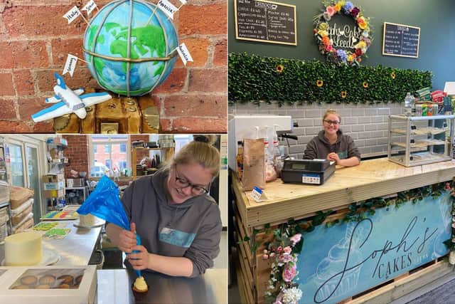 Sophie produces up to 35 intricate creations a week by hand for her loyal customers all over Leeds.