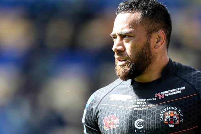 PROMISE: Castleford Tigers' Suaia Matagi Picture by Paul Currie/SWpix.com