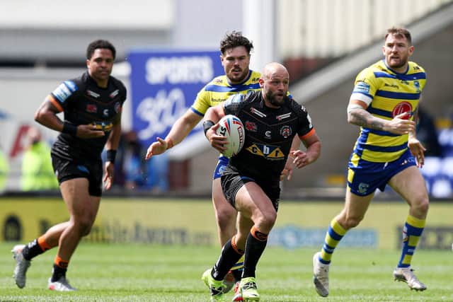 Castleford Tigers' Paul McShane impressed once again before suffering a late injury. Picture by Paul Currie/SWpix.com