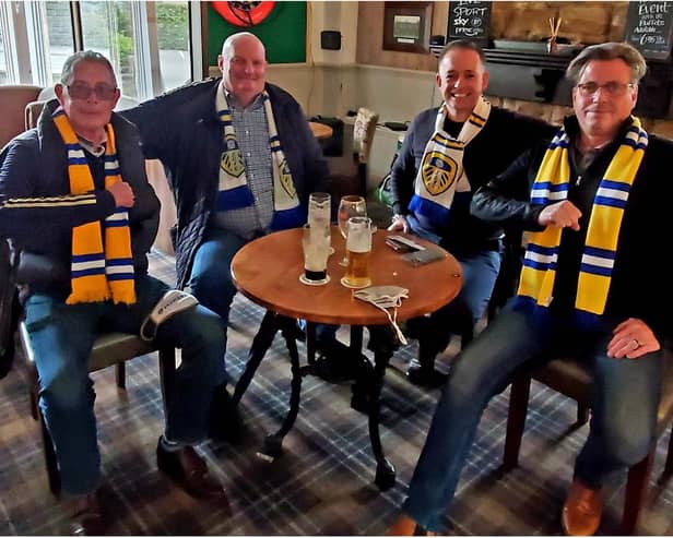 Andrew Pinder, 53, who lives in the USA, set off on a plane from Kansas 10 days ago after bagging a ticket for the final game against West Brom today.