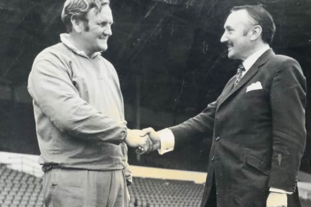 Geoof Williams with Don Revie
