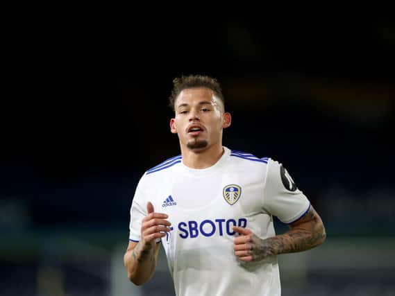UNFORTUNATE TIMING - Kalvin Phillips picked up a shoulder injury in stoppage time of the final Leeds United game of the season, just 48 hours before Gareth Southgate announces his England squad for the Euros. Pic: Getty