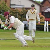 Henry Rush of Morley who scored 54 in his side's four-run win at Pudsey St Lawrence. Picture: Steve Riding.