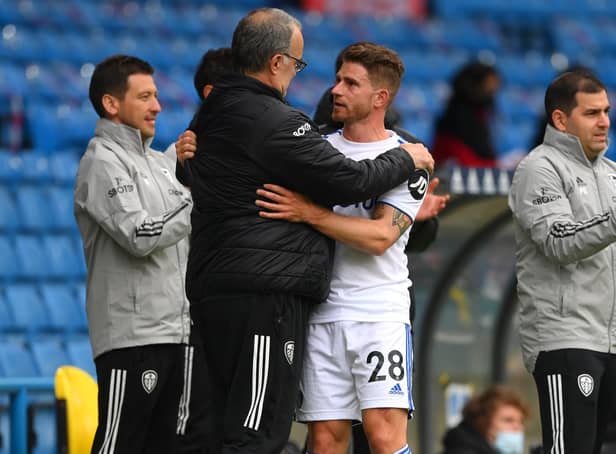 EMOTION FILLED - Gaetano Berardi was reduced to tears in his final outing for Leeds United at Elland Road. Pic: Getty