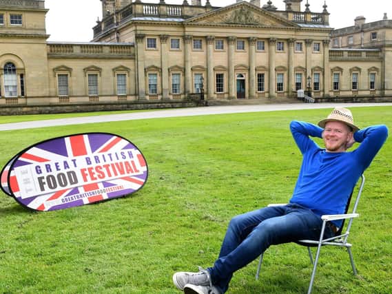 Nick Maycock, organiser of the Great British Food Festival which is being held at Harewood House this Bank Holiday weekend (photo: Gary Longbottom)