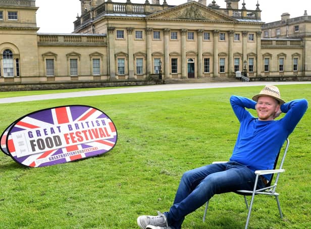 Nick Maycock, organiser of the Great British Food Festival which is being held at Harewood House this Bank Holiday weekend (photo: Gary Longbottom)