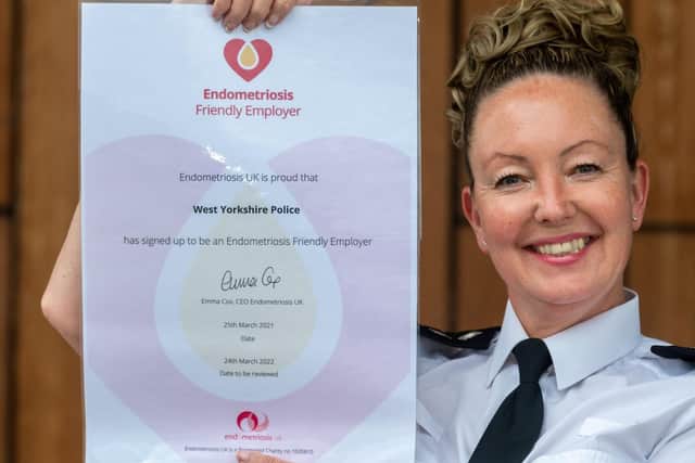 West Yorkshire Police Chief Inspector Helen Brear who was finally diagnosed with endometriosis at the age of 37 after a 22-year struggle.