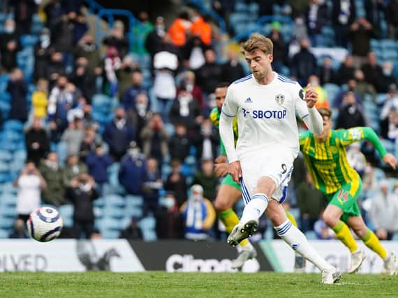 MISSED OUT - Leeds United's top goalscorer Patrick Bamford is not among Gareth Southgate's forwards in the provisional England squad for the Euros. Pic: Getty