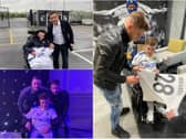 To their amazement, just minutes before they were going to leave, club owner Andrea Radrizzani and Victor Orta came outside with a matchday shirt to thank them for their support.