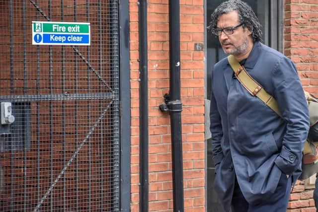 David Olusoga in Headingley (photo: Mark's History).