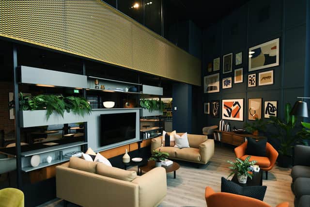 Inside one of the stunning apartments in the new Mustard Wharf development. Photo: Jonathan Gawthorpe