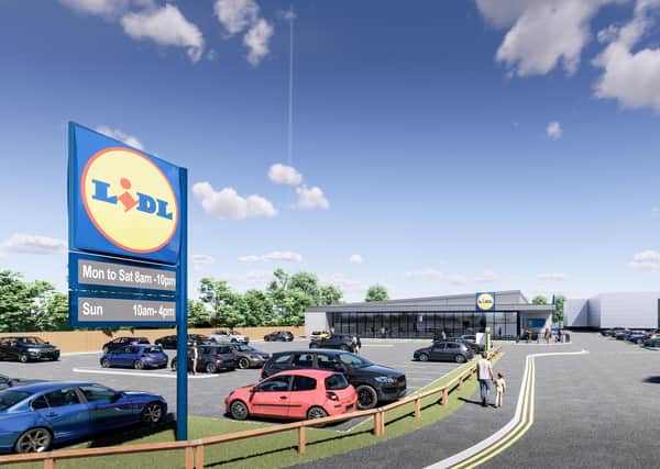 The proposed new Lidl store at Birstall.