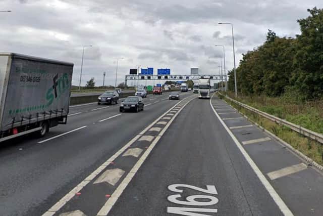 M62 motorway stock image (photo: Google)