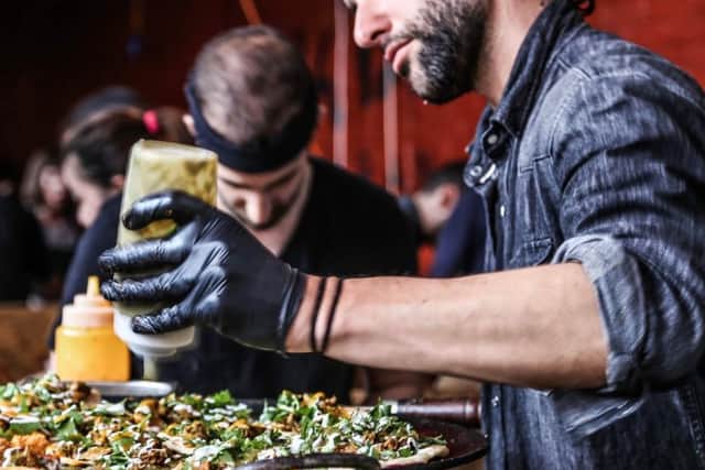 Mark White, the founder of Leeds street food eatery Rola Wala