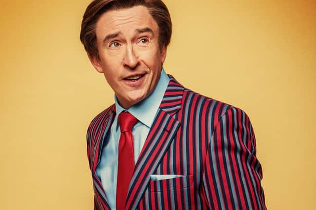 Steve Coogan as Alan Partridge, who is coming to Leeds First Direct Arena in 2022 (photo: Trevor Leighton).