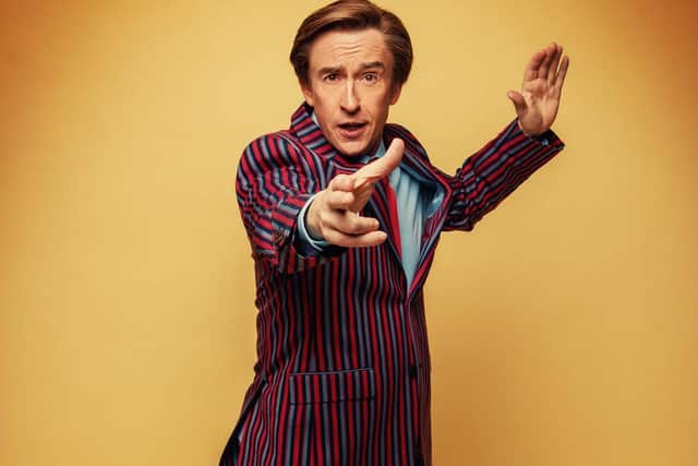Steve Coogan as Alan Partridge, who is coming to Leeds First Direct Arena in 2022 (photo: Trevor Leighton).