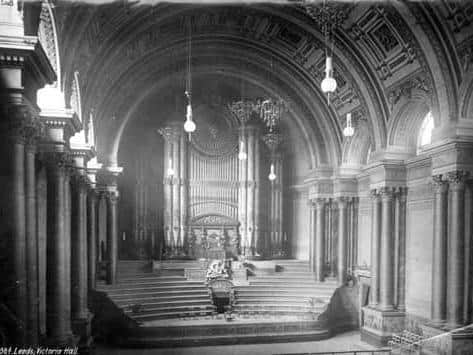 The Victorian organ, designed by Cuthbert Broderick, in 1890.