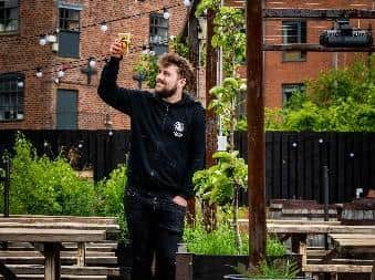 Sam Johnson is the bar operations manager for Northern Monk (photo: James Hardisty)