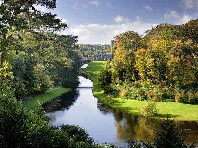 The jewel in the crown of Yorkshire's abbeys, Fountains was one of the great monasteries of its age. The estate near Ripon is also home to the landscaped Studley Royal water gardens
