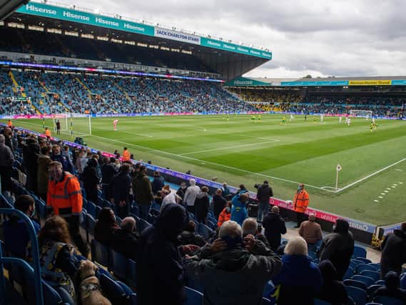Leeds United fans returned to Elland Road for the first time in 14 months last weekend. Pic: Bruce Rollinson