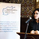 Shabnam Nasimi, founder of the Conservative Friends of Afghanistan group. Prominent Conservative voice Shabnam Nasimi says the Home Secretary's immigration plans risks punishing refugees. Ms Nasimi, who was born in Afghanistan has said "I think putting refugees in the same box as European economic migrants punishes refugees, people who are fleeing war torn countries such as Afghanistan for security and a safe life." 
PA
