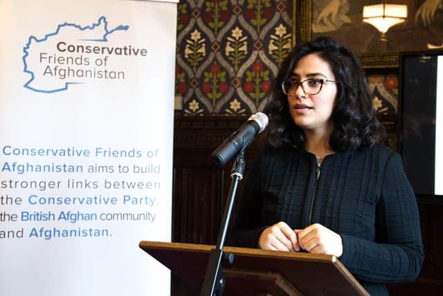 Shabnam Nasimi, founder of the Conservative Friends of Afghanistan group. Prominent Conservative voice Shabnam Nasimi says the Home Secretary's immigration plans risks punishing refugees. Ms Nasimi, who was born in Afghanistan has said "I think putting refugees in the same box as European economic migrants punishes refugees, people who are fleeing war torn countries such as Afghanistan for security and a safe life." 
PA