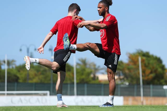 EUROS BOUND - Tyler Roberts has been included in Rob Page's Wales squad for the European Championships after a run of starts for Leeds United in the Premier League. Pic: Getty