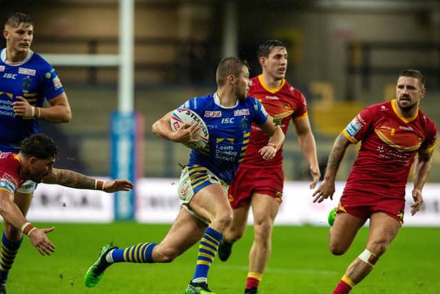 Jack Walker made his initial comeback from a fractured foot against Catalans last September. Picture by Bruce Rollinson.