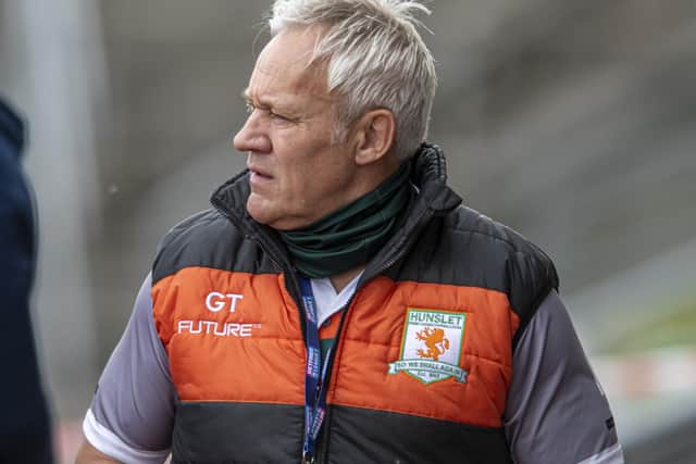 Hunslet coach Gary Thornton. Picture by Tony Johnstone.