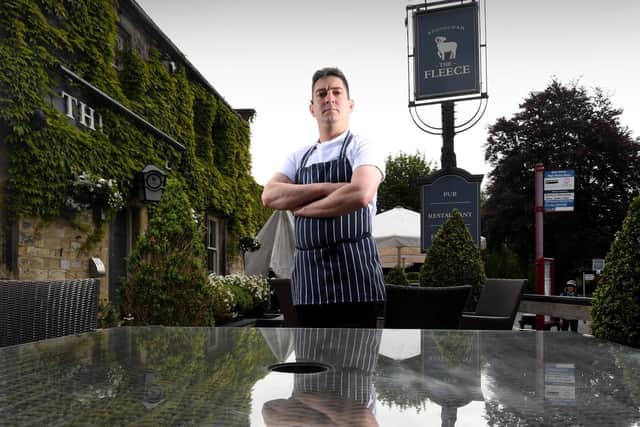 Yorkshire chef Will Bonfield, 37, has taken over the kitchen at The Fleece in Addingham
