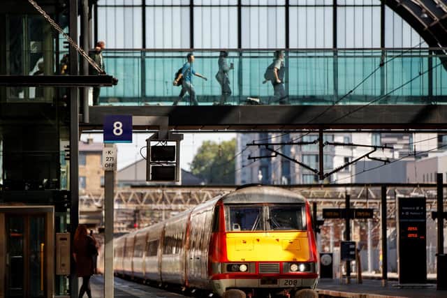 An LNER train at King's Cross