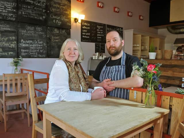 Jo and Stu Myers, owners of The Swine that Dines.