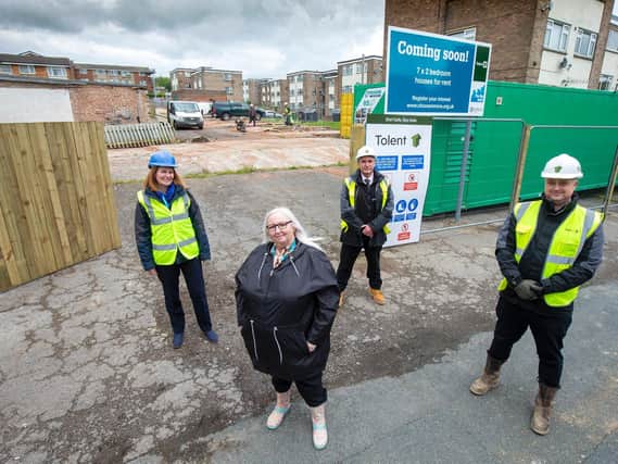 A new housing development is underway in Batley