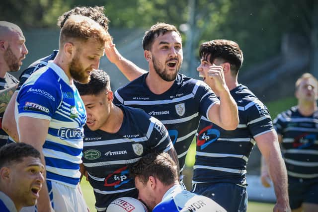 IN-FORM: Featherstone defeated Halifax Panthers last week to win their seventh-straight league game of 2021. Picture: Dec Hayes Photography.