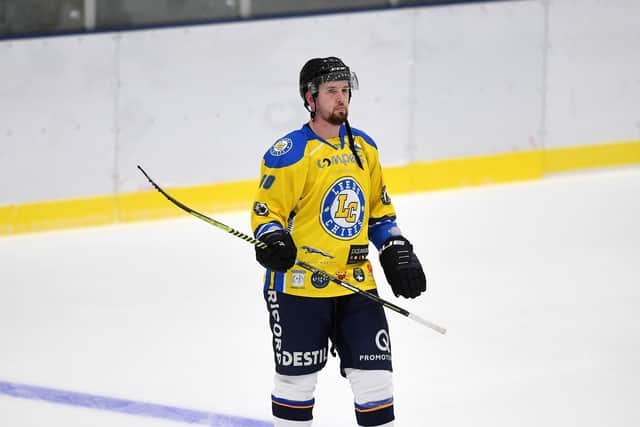Defenceman Bobby Streetly has iced for Widnes Wild in the Three Rivers Cup. Picture: Jonathan Gawthorpe.