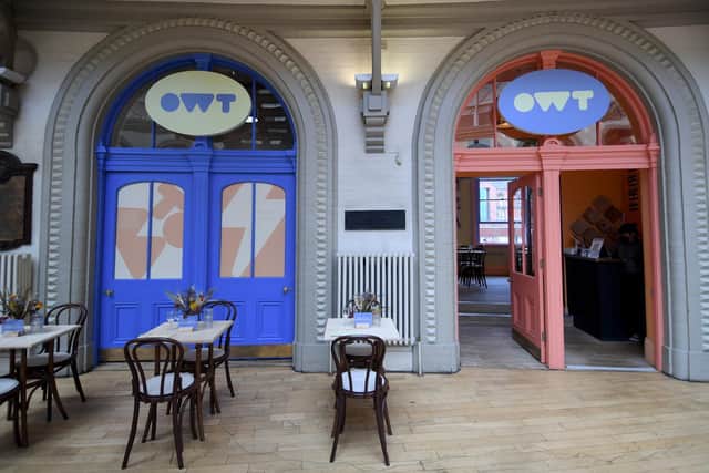 Outside of Owt in Leeds Corn Exchange. Picture: Simon Hulme.