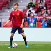 Leeds United defender Diego Llorente in action for Spain. Pic: Getty
