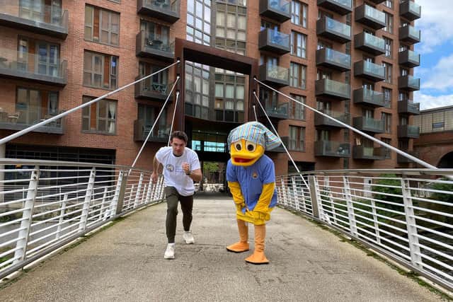 Lawrence Robb at Granary Wharf in Leeds.