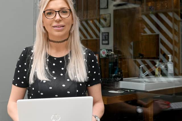 Kayleigh runs website The Barber Diaries, where she shares anecdotes of life in the barbershop and wellness and self-help tips
