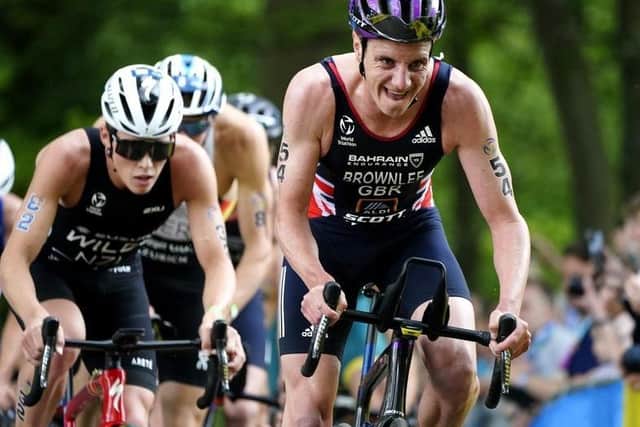 Alistair Brownlee in action (photo: PA / Danny Lawson).
