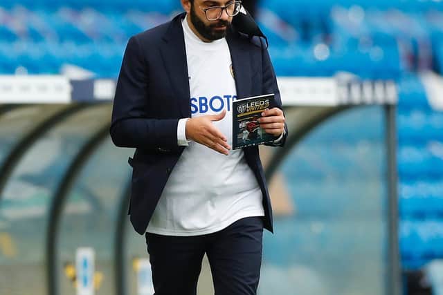 WINDOW OPENING: For Leeds United and director of football Victor Orta, above. Photo by Lynne Cameron - Pool/Getty Images.