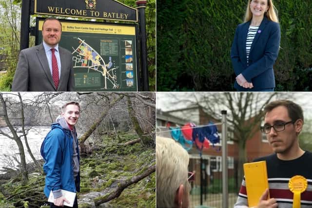 A total of 16 candidates will contest the Batley and Spen by-election. Pictured is four of them. From left to right clockwise: Ryan Stephenson candidate for the Conservatives, Kim Leadbeater candidate for Labour, Tom Gordon candidate for the Liberal Democrats and Corey Robinson for the Yorkshire Party.
